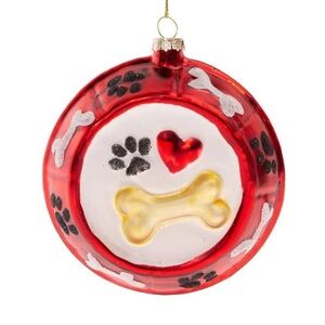 Boston International Christmas Winter Holiday Glass Tree Ornament